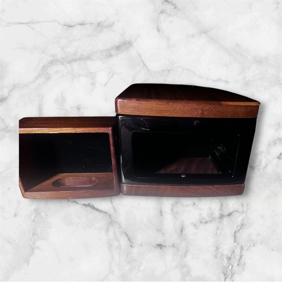 Lincoln Continental Black Walnut Jewelry Box - Picture 9 of 9